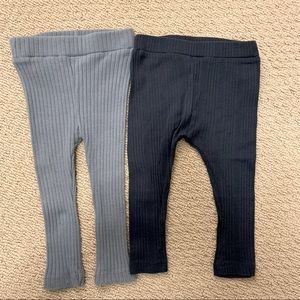 Kate Quinn Blue Cotton Leggings Set 18-24 months